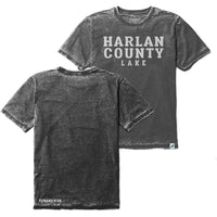 Heather Black Harlan Burnout Tee