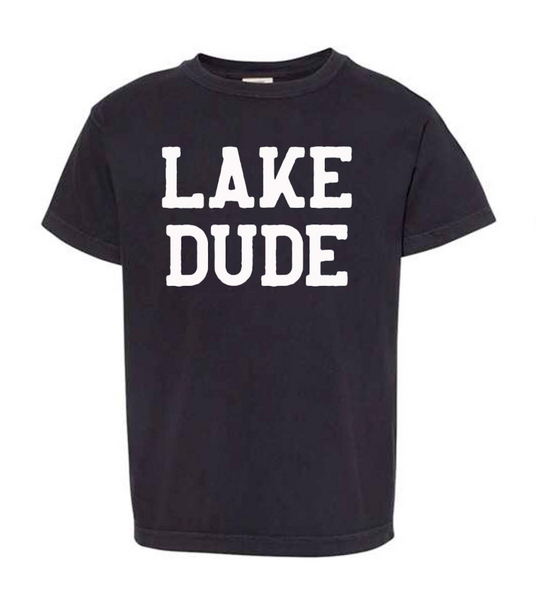 Youth Black Lake Dude Tee
