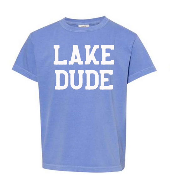 Youth Flo Blue Lake Dude Tee