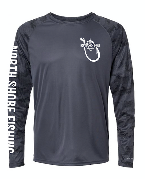 Black Longsleeve Camo UV Tee